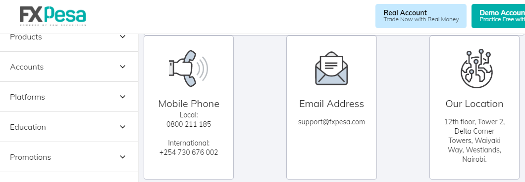 FXPesa Support